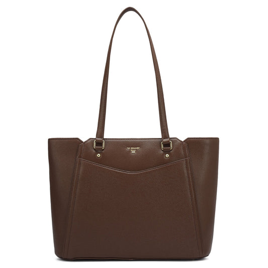 Small Franzy Leather Tote - Date
