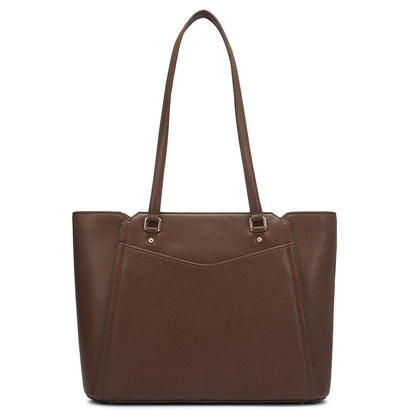 Small Franzy Leather Tote - Date