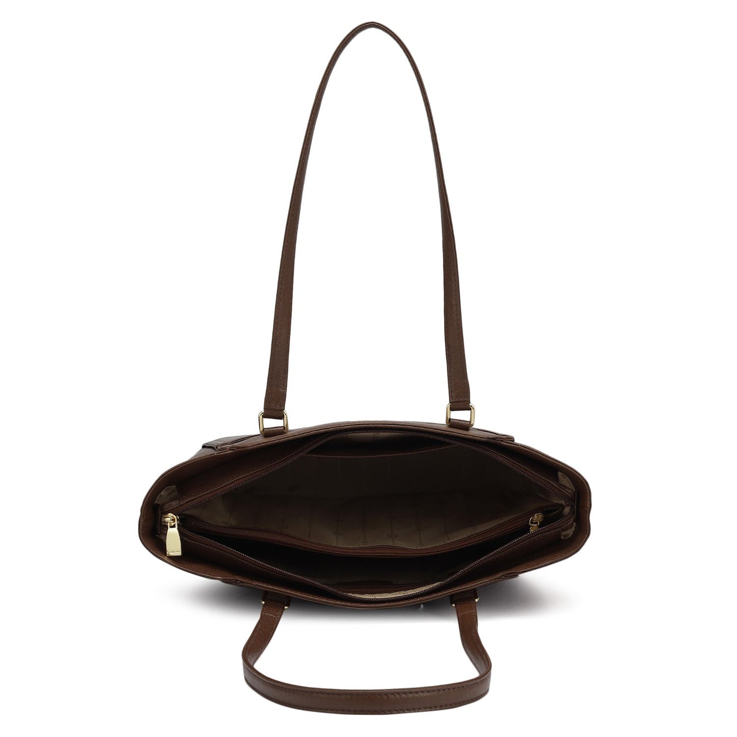 Small Franzy Leather Tote - Date