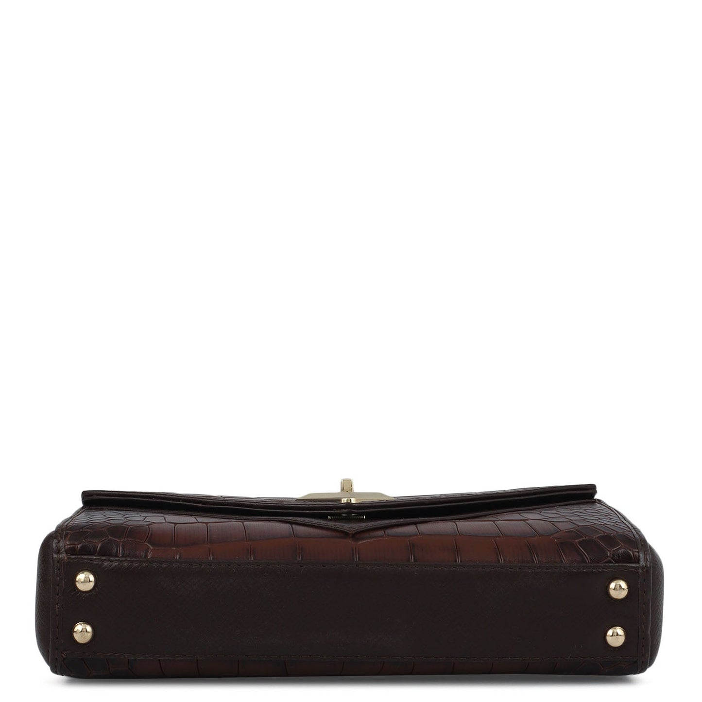 Allure Croco Franzy Leather Baguette - Date