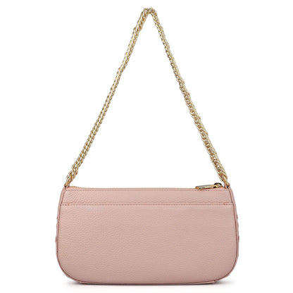 Serena Bunti Wax Leather Baguette - Feather