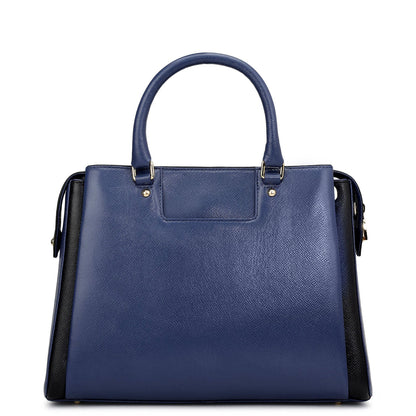 Medium Franzy Leather Satchel - Stardust