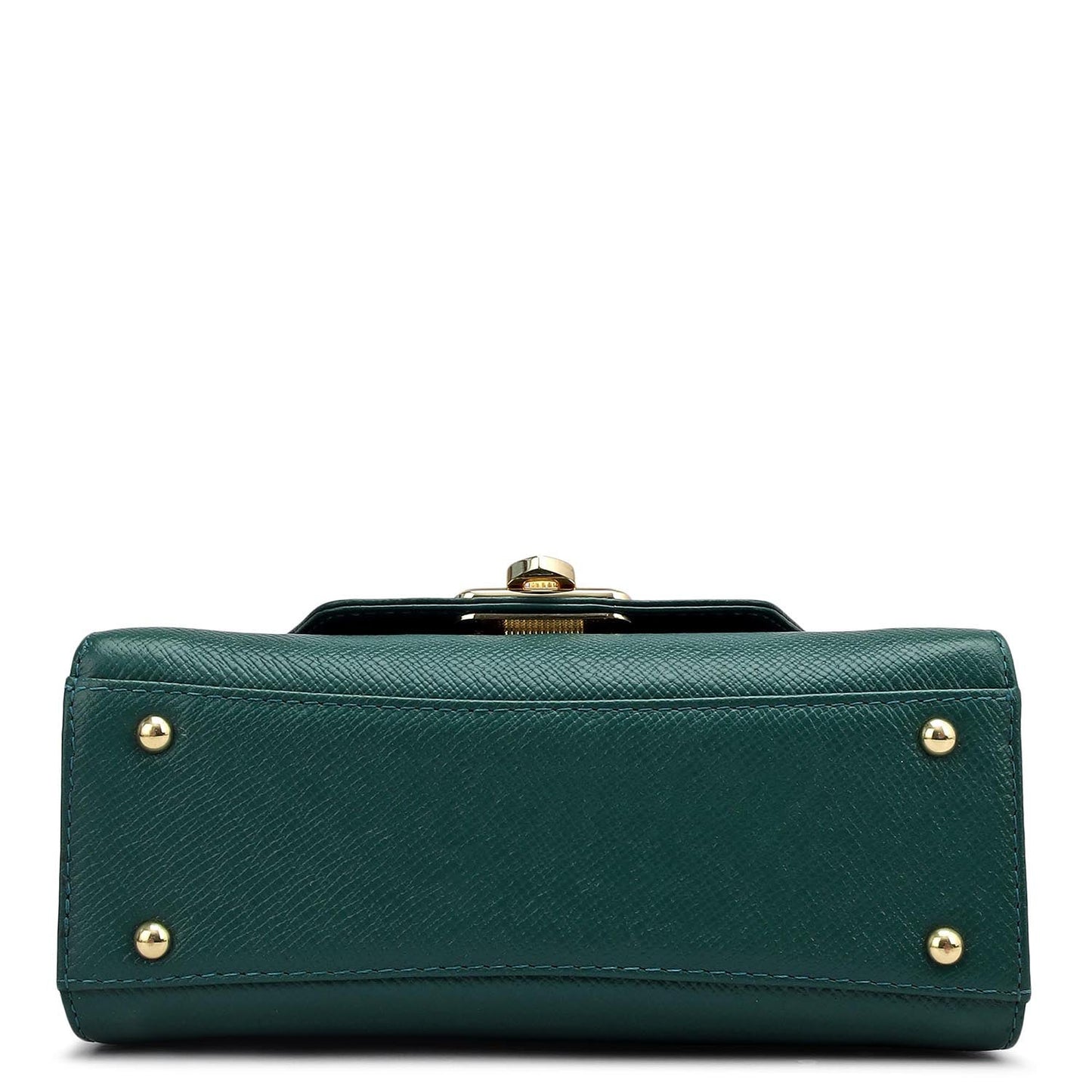 Small Franzy Leather Shoulder Bag - Forest