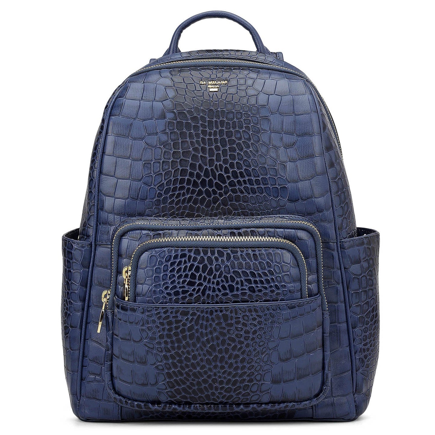 Croco Leather Backpack - Stardust