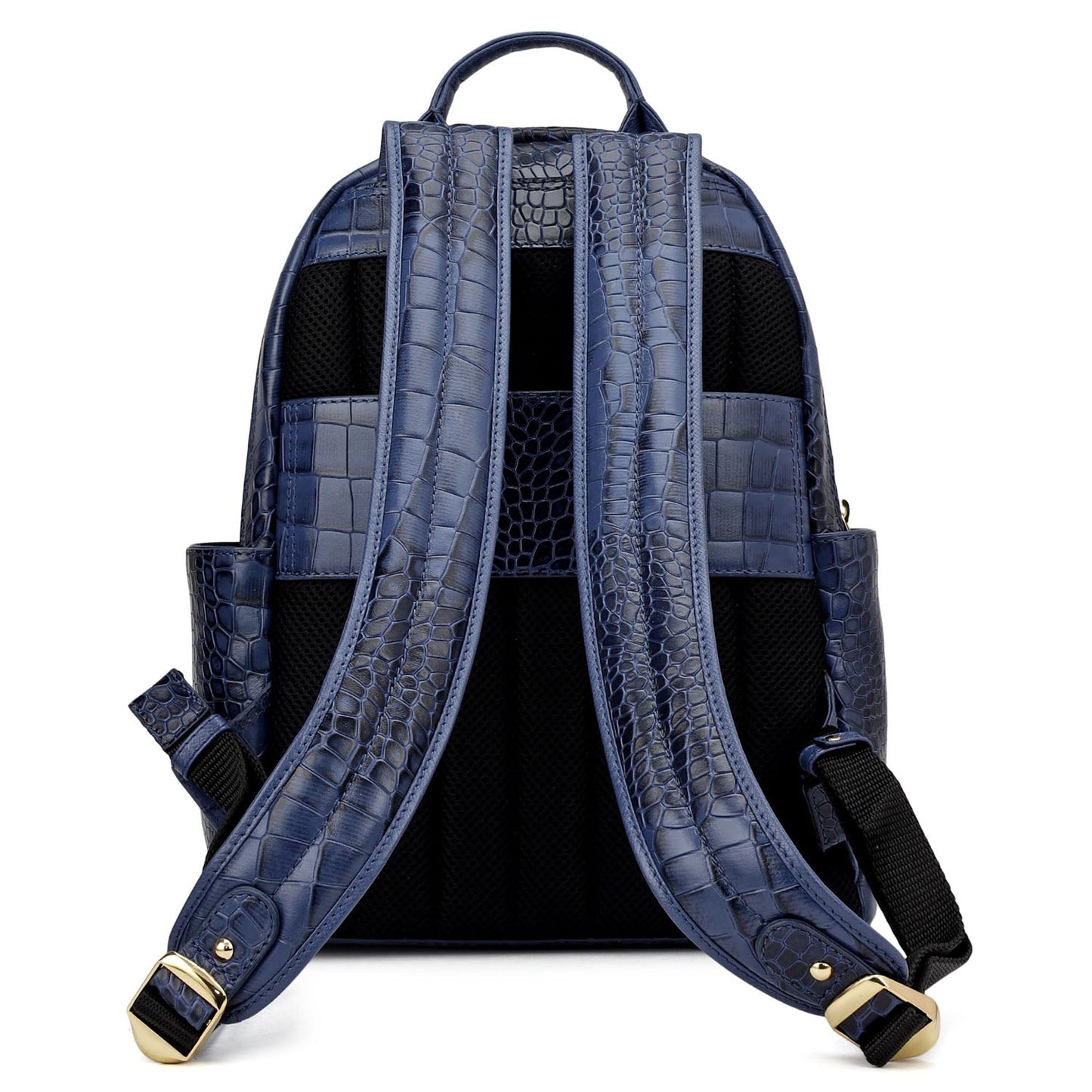 Croco Leather Backpack - Stardust