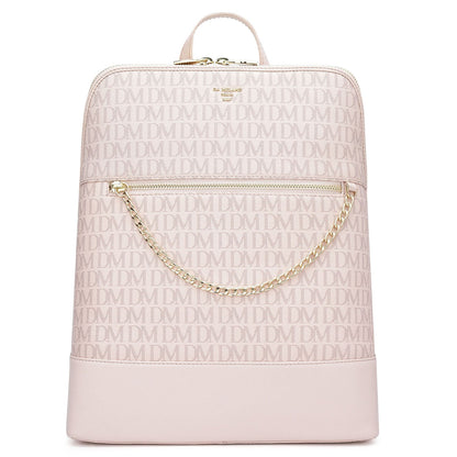 Monogram Franzy Leather Backpack - Blush