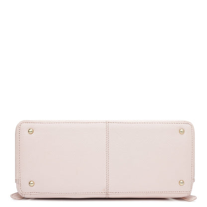 Monogram Franzy Leather Backpack - Blush