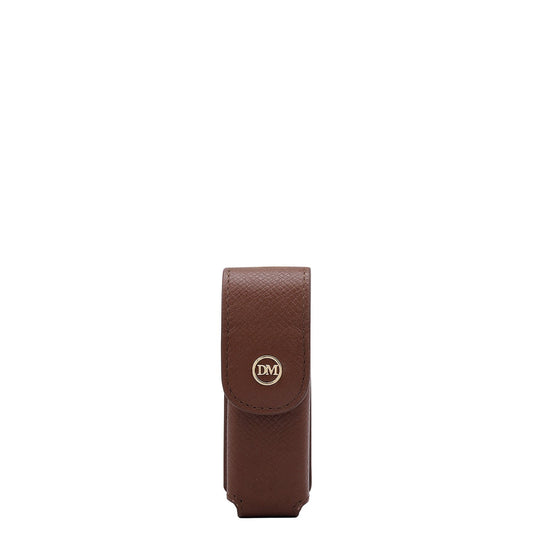 Franzy Leather Lipstick Case - Date