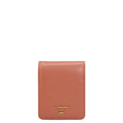 Wax Leather Lipstick Case - Terracotta