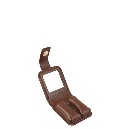 Croco Leather Lipstick Case - Date
