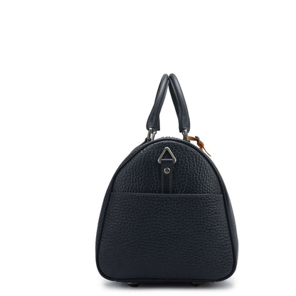 Bub Leather Luggage - Navy