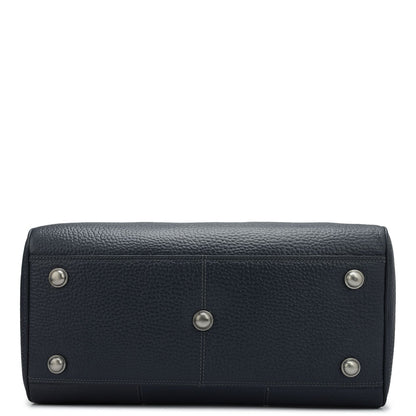 Bub Leather Luggage - Navy