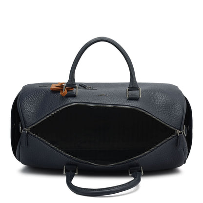 Bub Leather Luggage - Navy