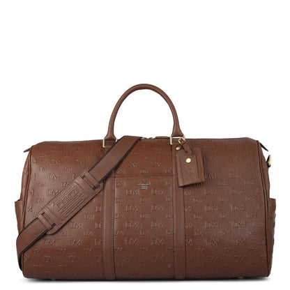 Monogram Wax Leather Luggage - Espresso