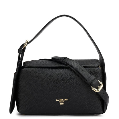 Small Wax Leather Sling - Black