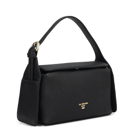 Small Wax Leather Sling - Black