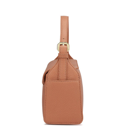 Small Wax Leather Sling - Terracotta