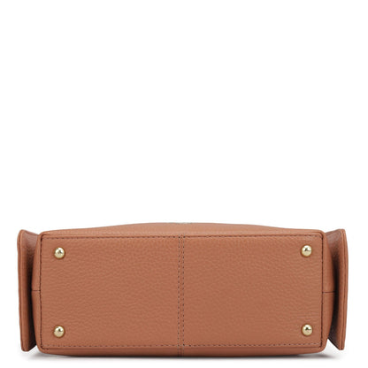 Small Wax Leather Sling - Terracotta