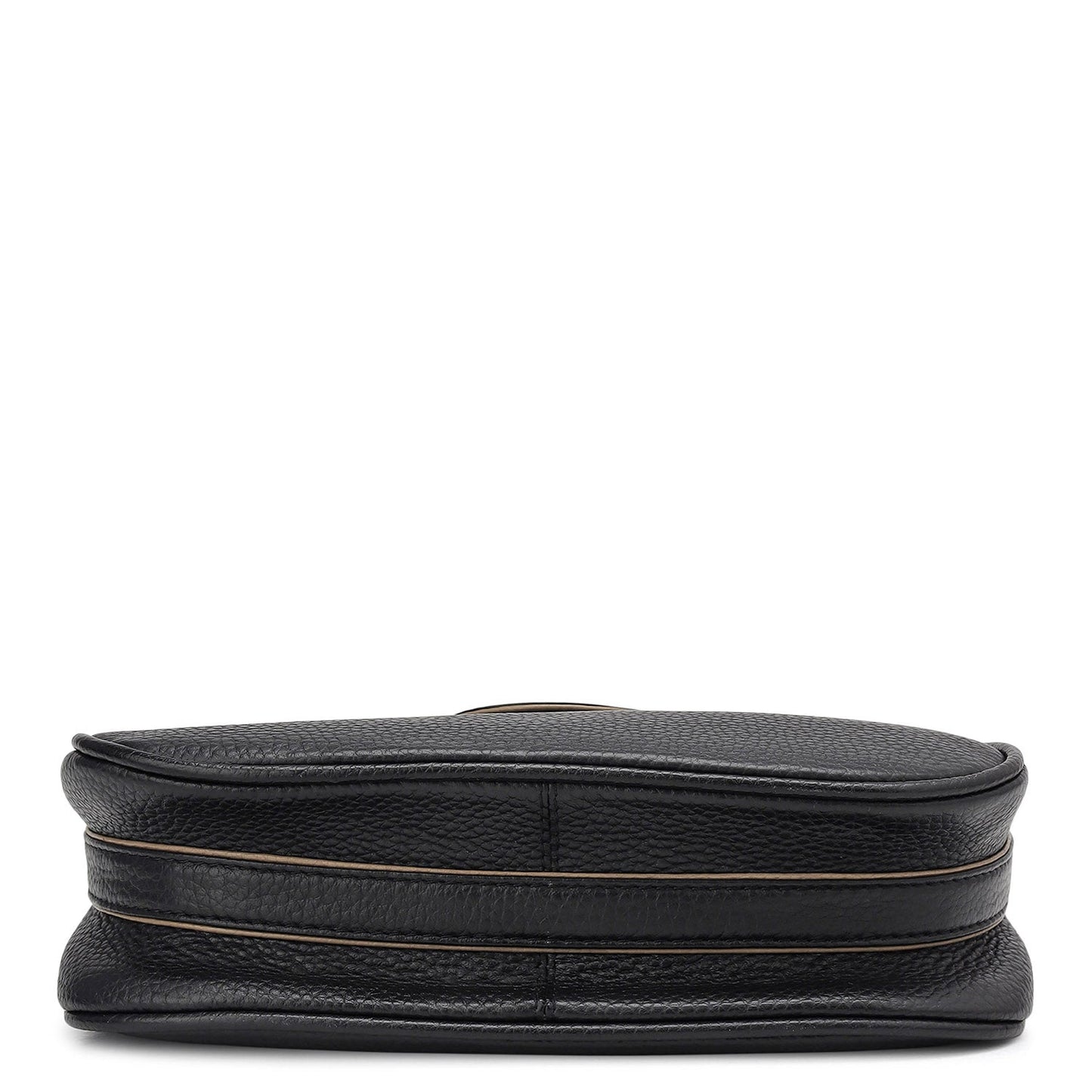 Small Wax Leather Sling - Black
