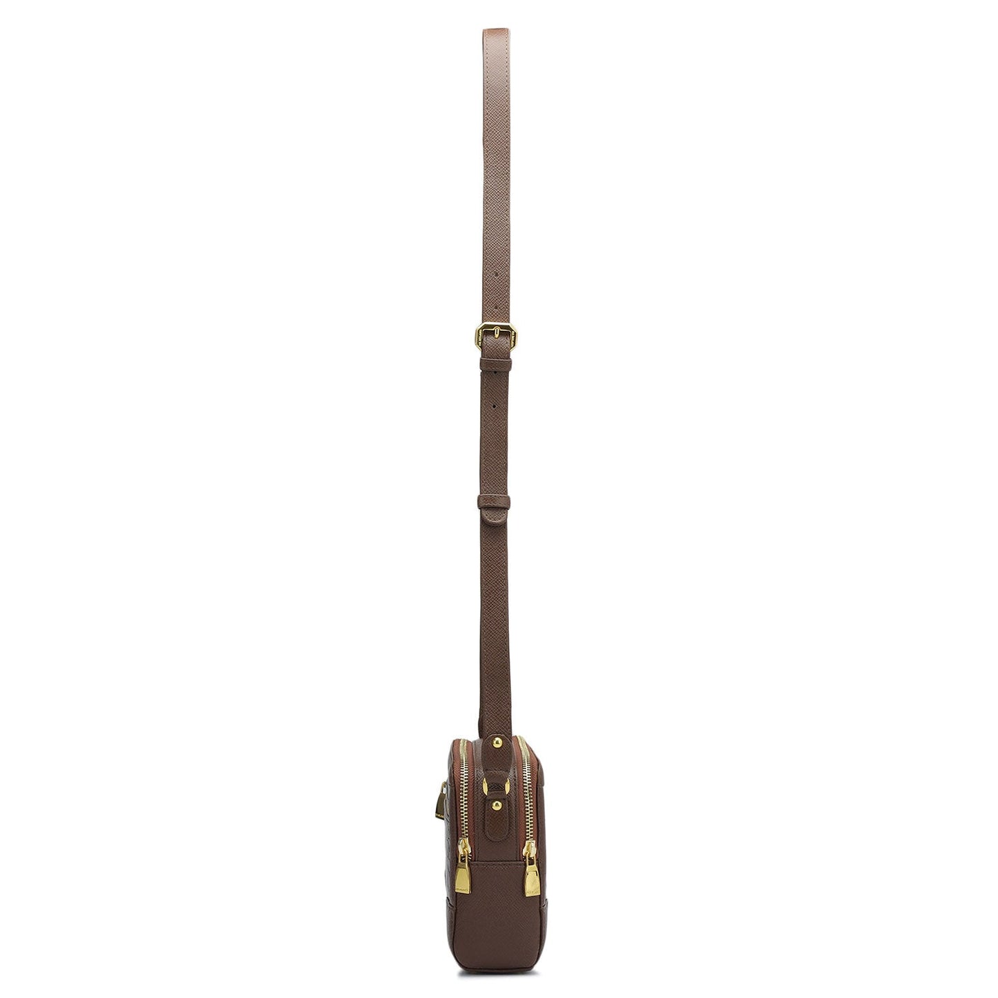 Small Croco Franzy Leather Sling - Date