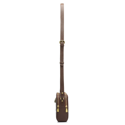 Small Croco Franzy Leather Sling - Date