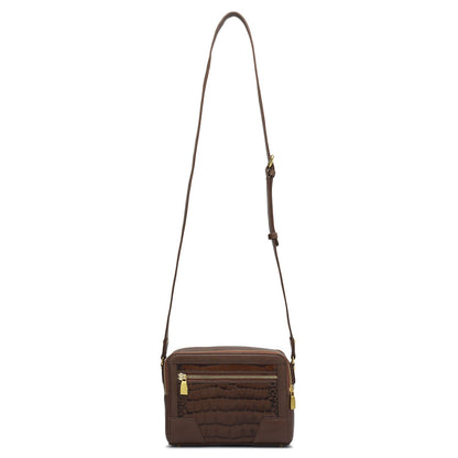 Small Croco Franzy Leather Sling - Date