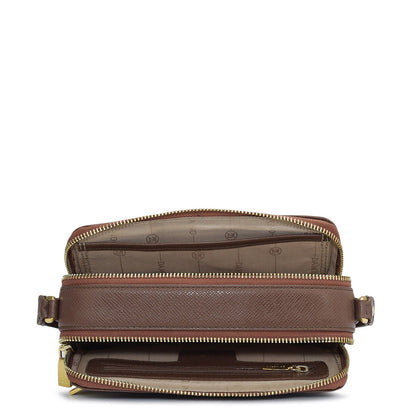 Small Croco Franzy Leather Sling - Date