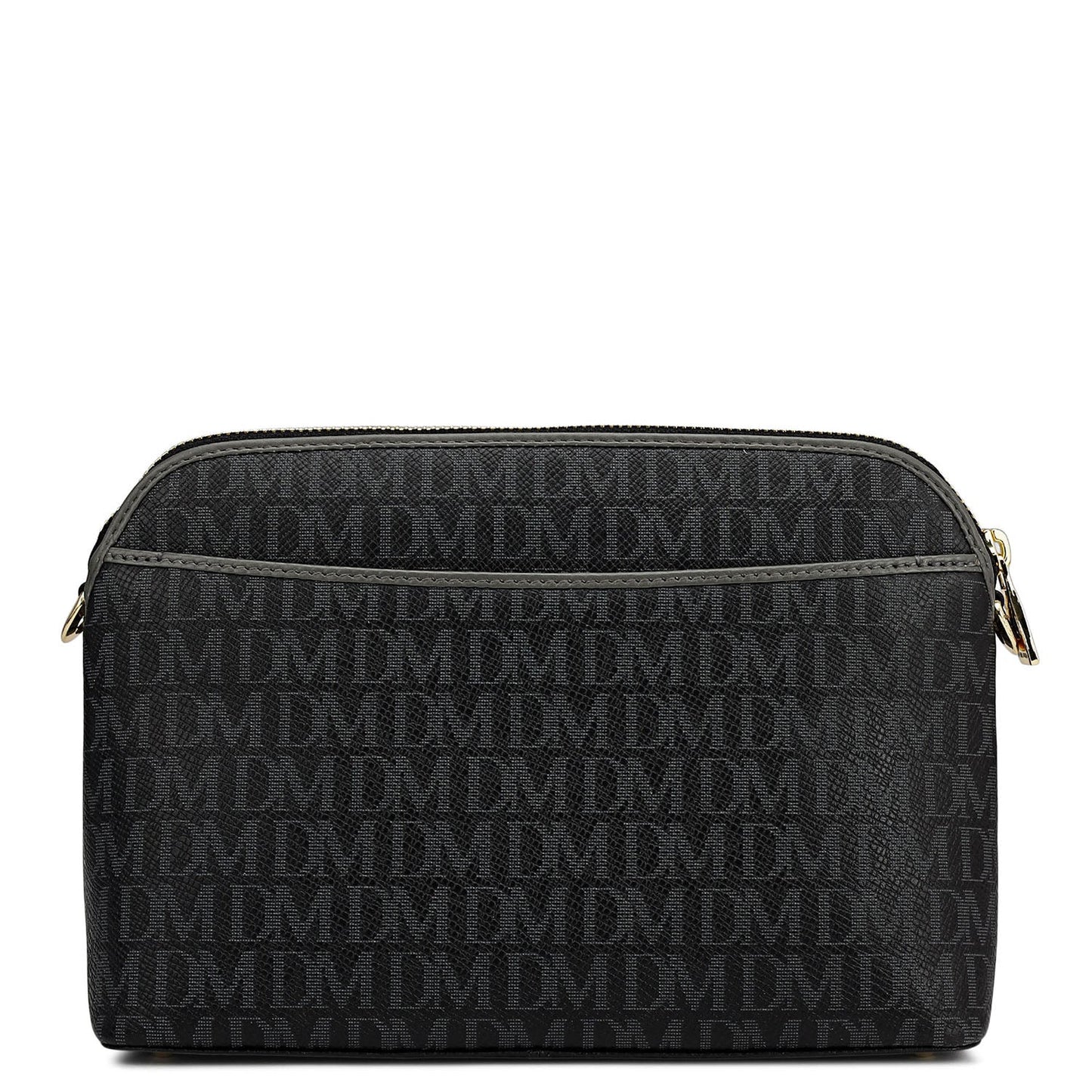 Small Monogram Leather Sling - Black