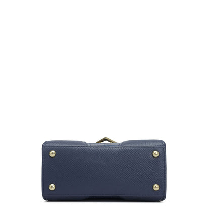 Small Croco Franzy Leather Sling - Stardust