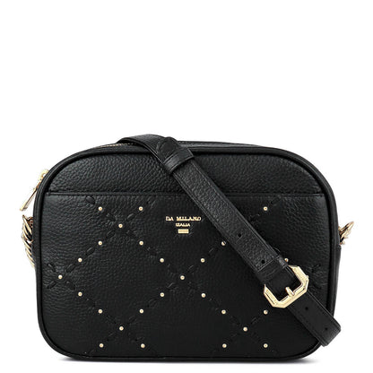 Serena Bunti Wax Leather Sling - Black