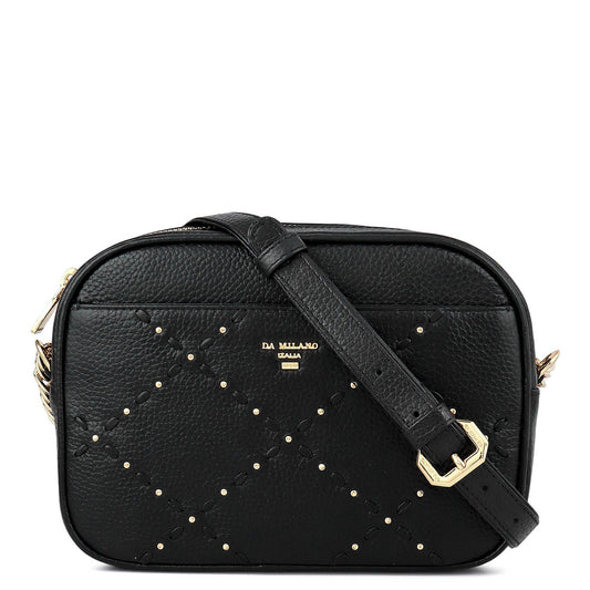 Serena Bunti Wax Leather Sling - Black