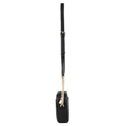 Serena Bunti Wax Leather Sling - Black