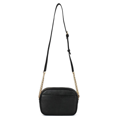 Serena Bunti Wax Leather Sling - Black