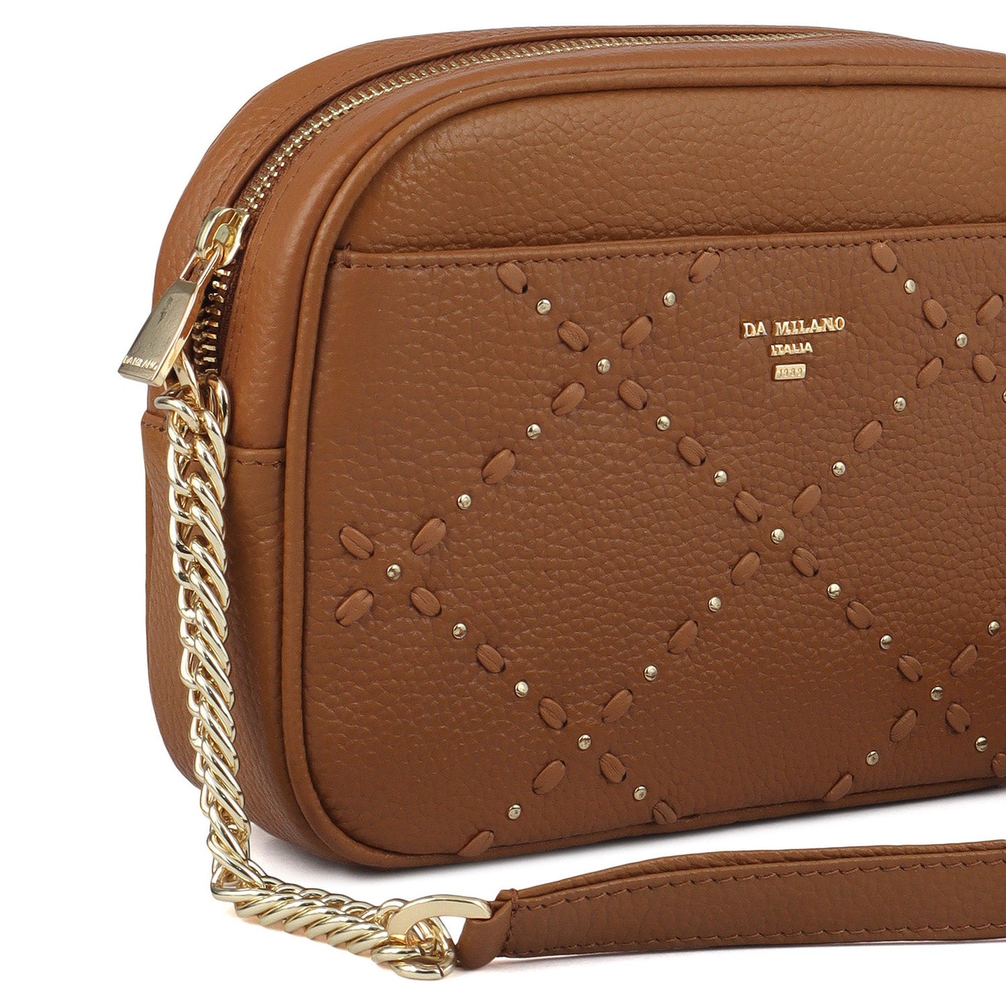 Serena Bunti Wax Leather Sling - Caramel
