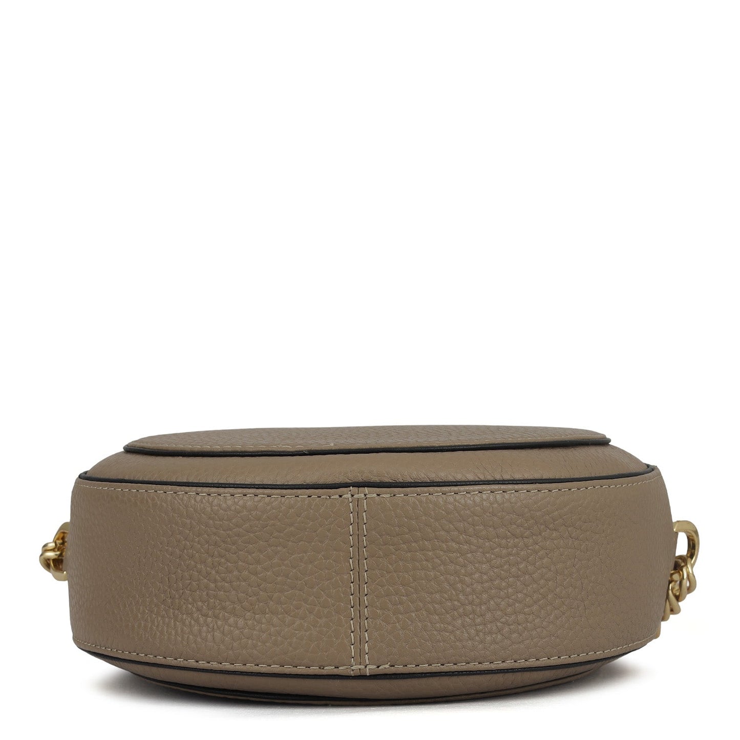 Small Wax Leather Sling - Greyish Taupe