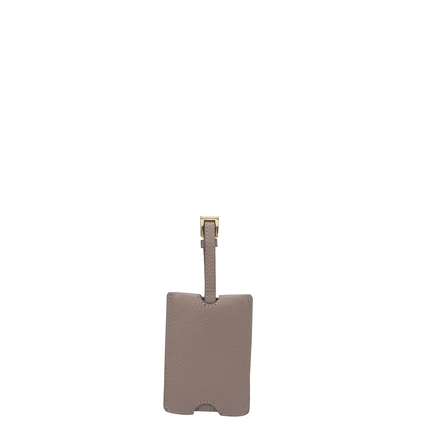 Wax Leather Luggage Tag - Brown