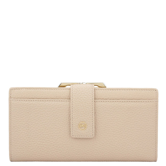 Wax Leather Ladies Wallet - Dove