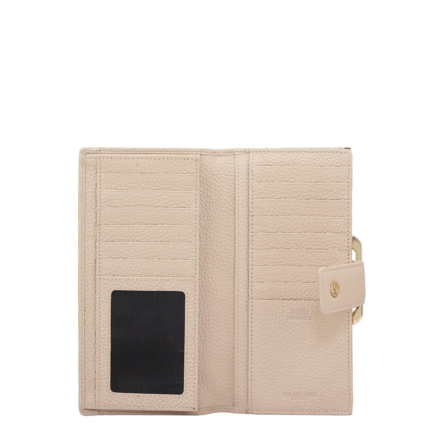 Wax Leather Ladies Wallet - Dove