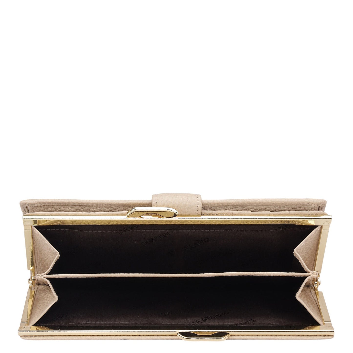Wax Leather Ladies Wallet - Dove
