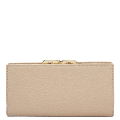 Wax Leather Ladies Wallet - Dove