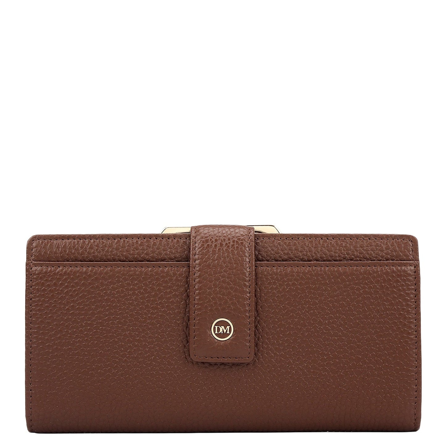 Wax Leather Ladies Wallet - Espresso