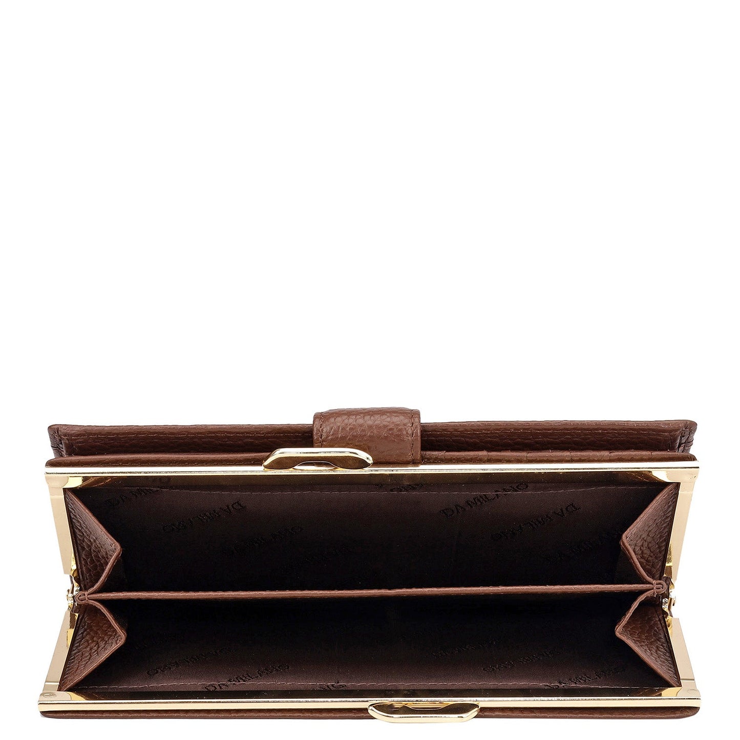 Wax Leather Ladies Wallet - Espresso