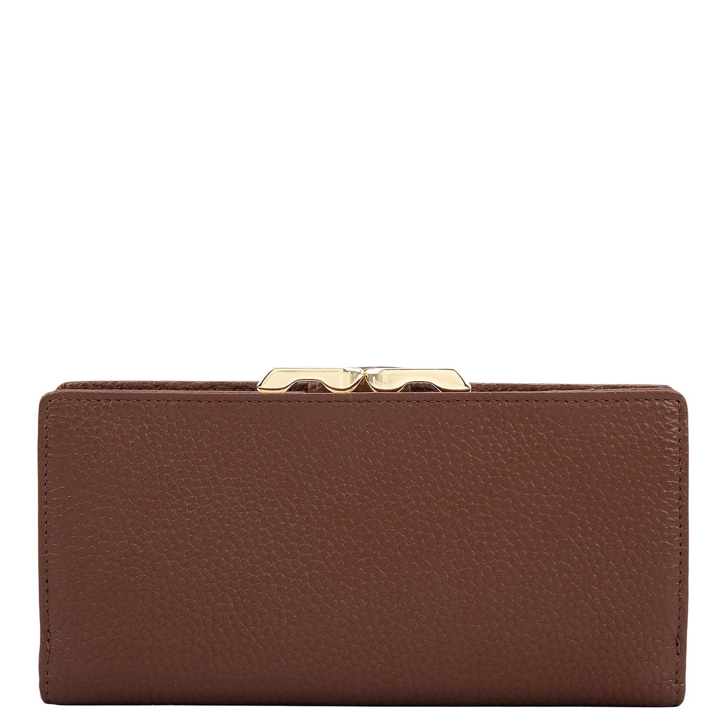 Wax Leather Ladies Wallet - Espresso