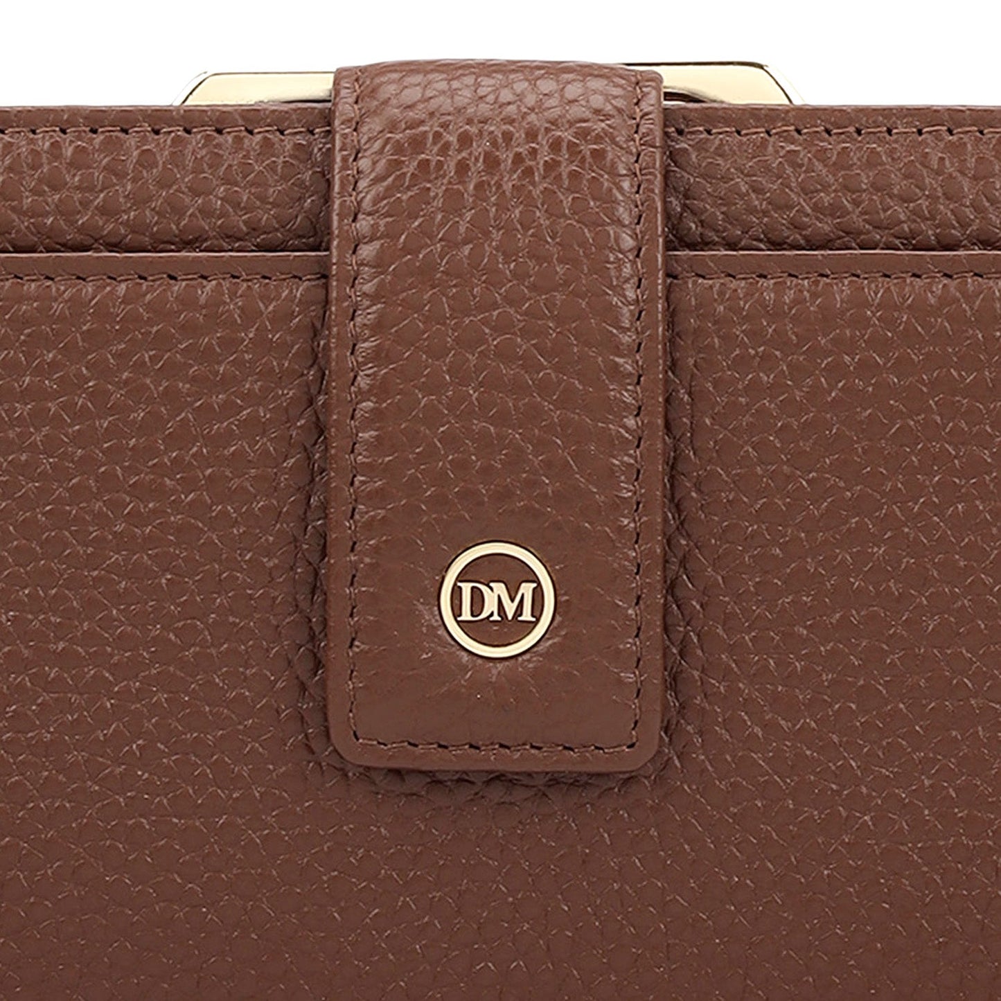 Wax Leather Ladies Wallet - Espresso