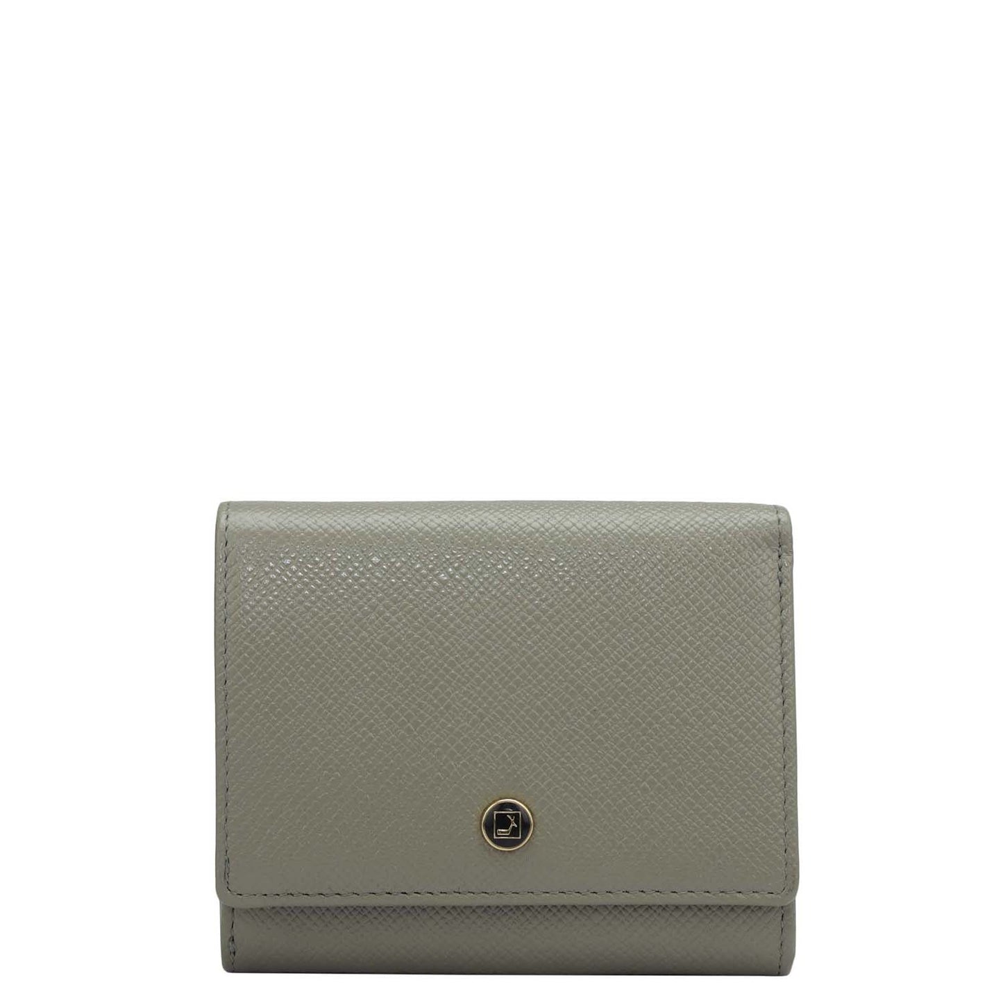 Franzy Leather Ladies Wallet - Stone Grey