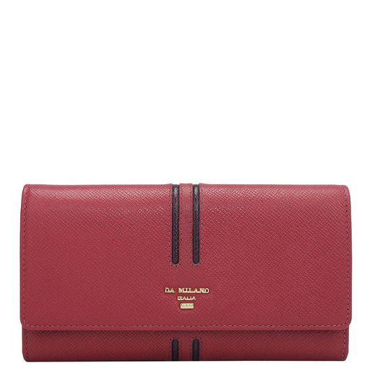 Franzy Leather Ladies Wallet - Plumberry