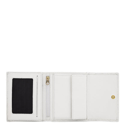 Croco Leather Ladies Wallet - Snow