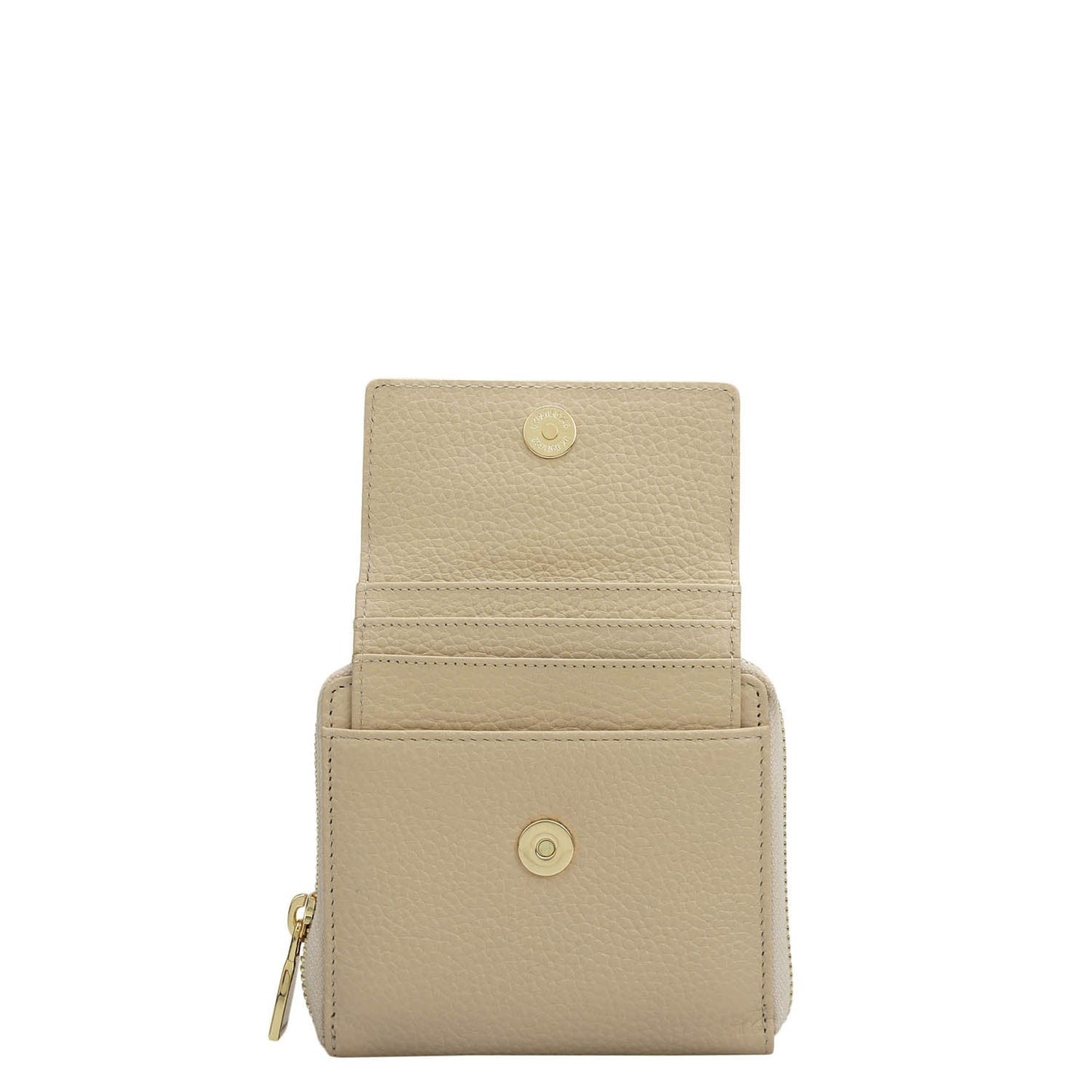 Wax Leather Ladies Wallet - Dove