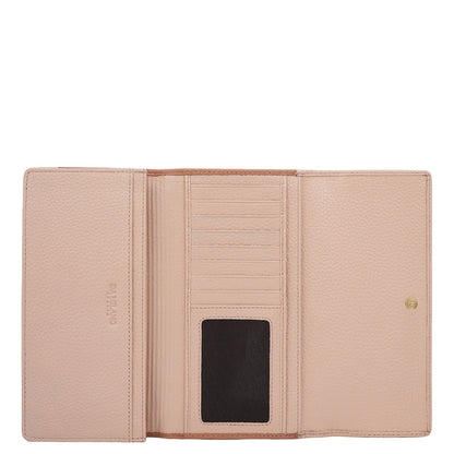 Wax Leather Ladies Wallet - Feather & Terracotta