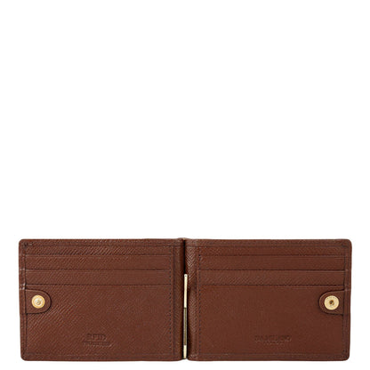Croco Franzy Leather Money Clip - Date
